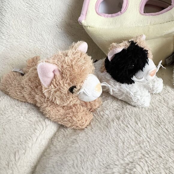 Unipak Cat Carrier House With 5 Kittens Plush Toy Set 11 Inch Yellow Pink - Picture 5 of 7